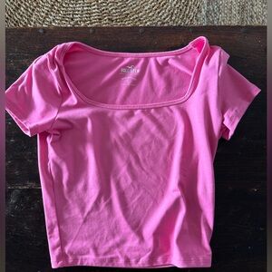 Hollister crop top xs pink